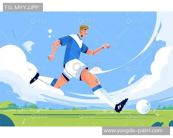 足球明星激情庆祝瞬间插画展现运动魅力与团队精神的完美结合